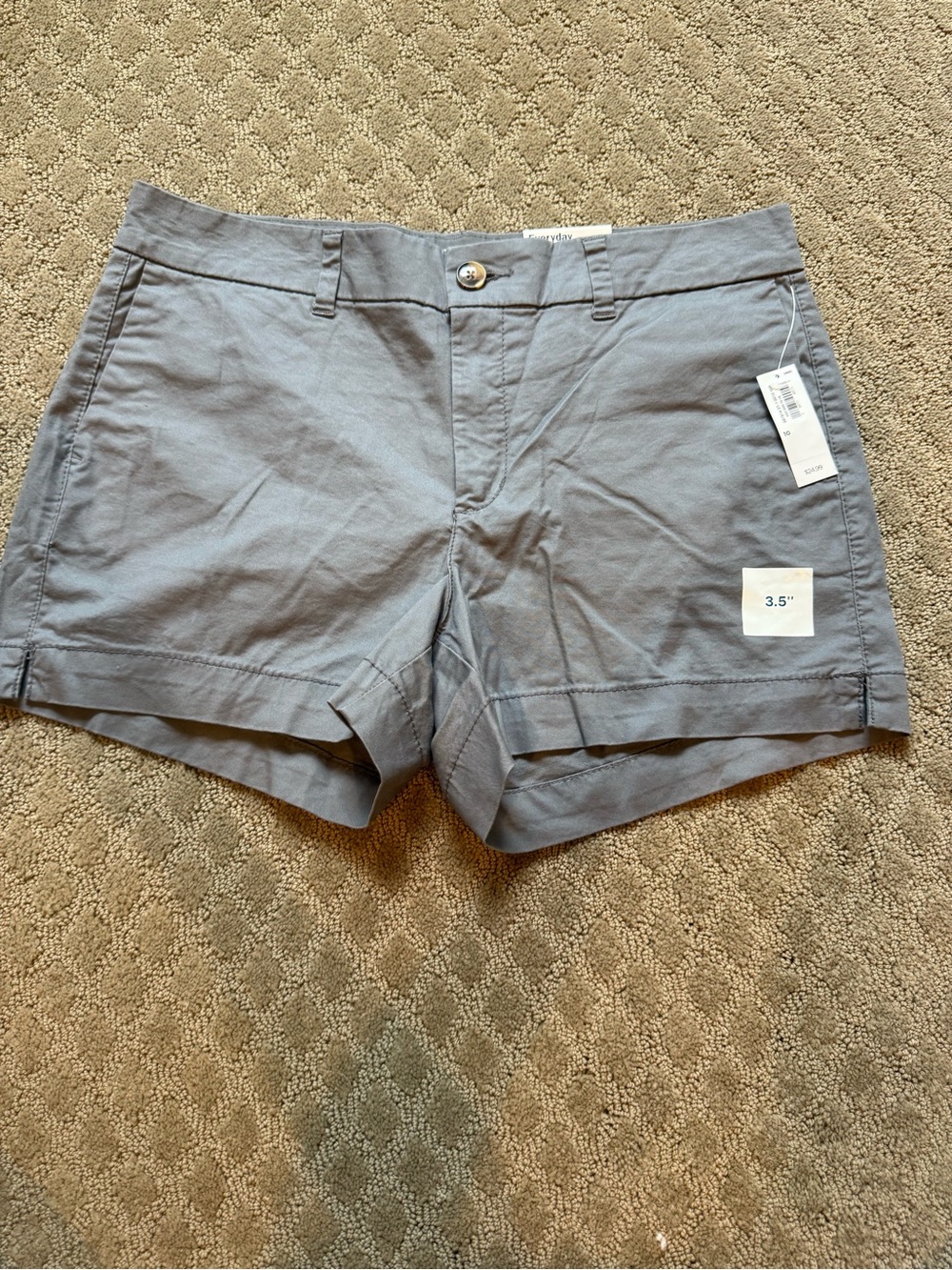Light Gray Women's Chino Shorts